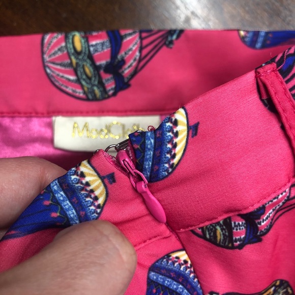 ModCloth hot air balloon vibrant pink circle skirt - Picture 16 of 16